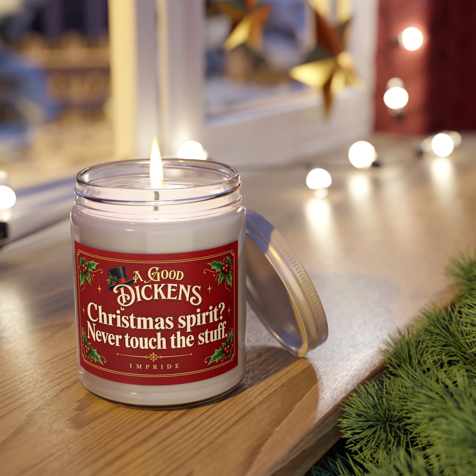 Christmas Spirit? Never Touch the Stuff. — A Good Dickens Candle - Image 9
