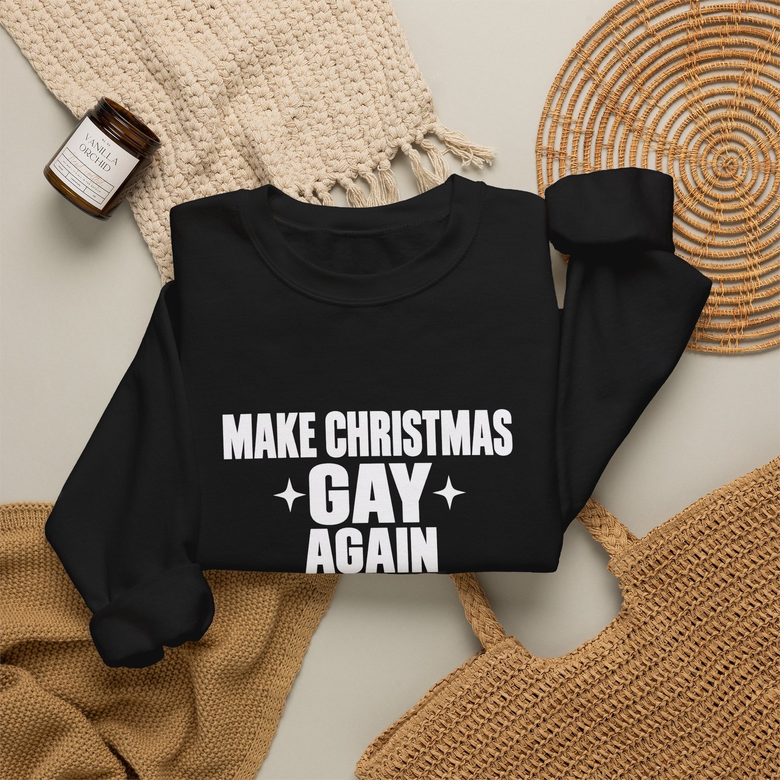 Make Christmas Gay Again — IMPRIDE Holiday Crewneck Sweatshirt - Image 4