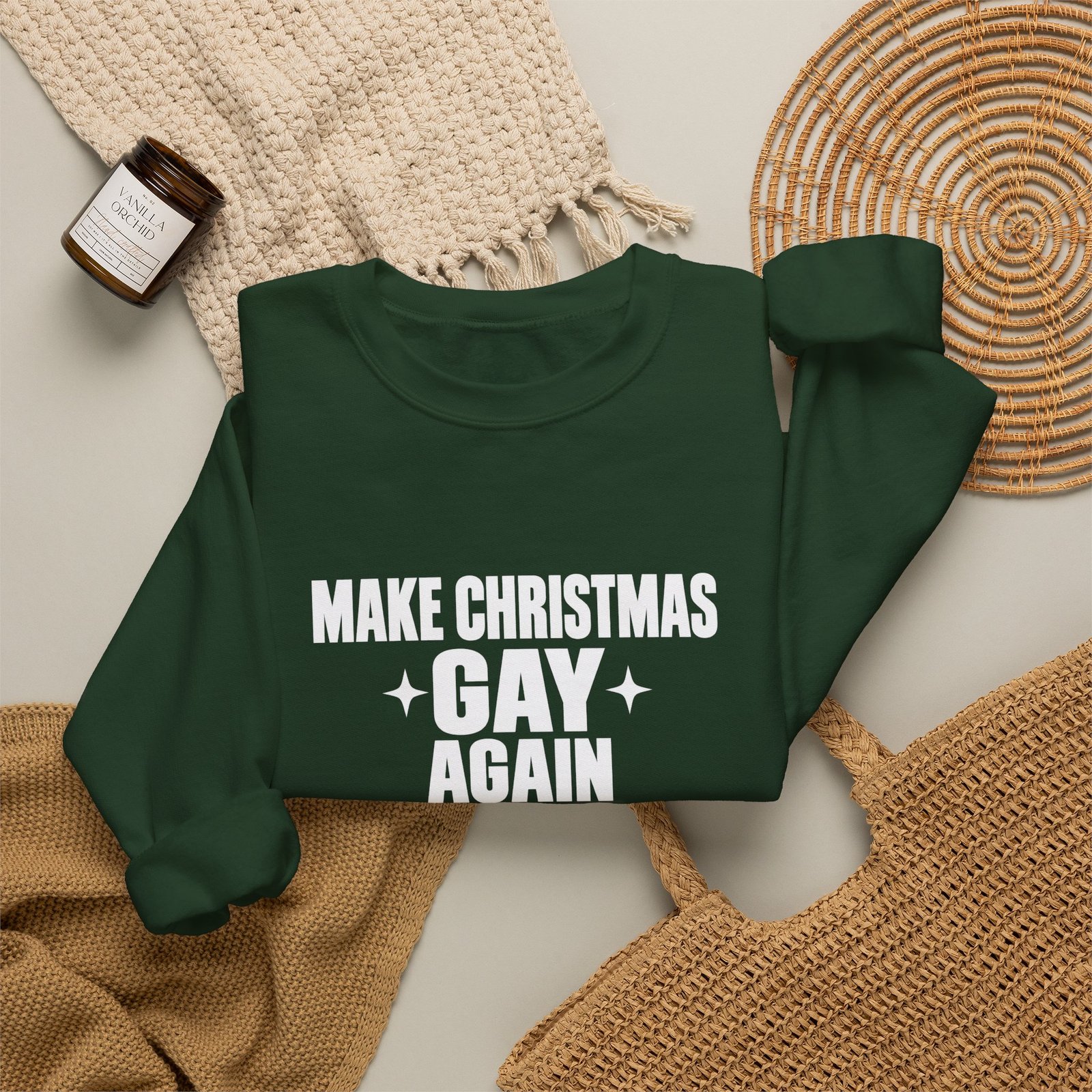 Make Christmas Gay Again — IMPRIDE Holiday Crewneck Sweatshirt - Image 12
