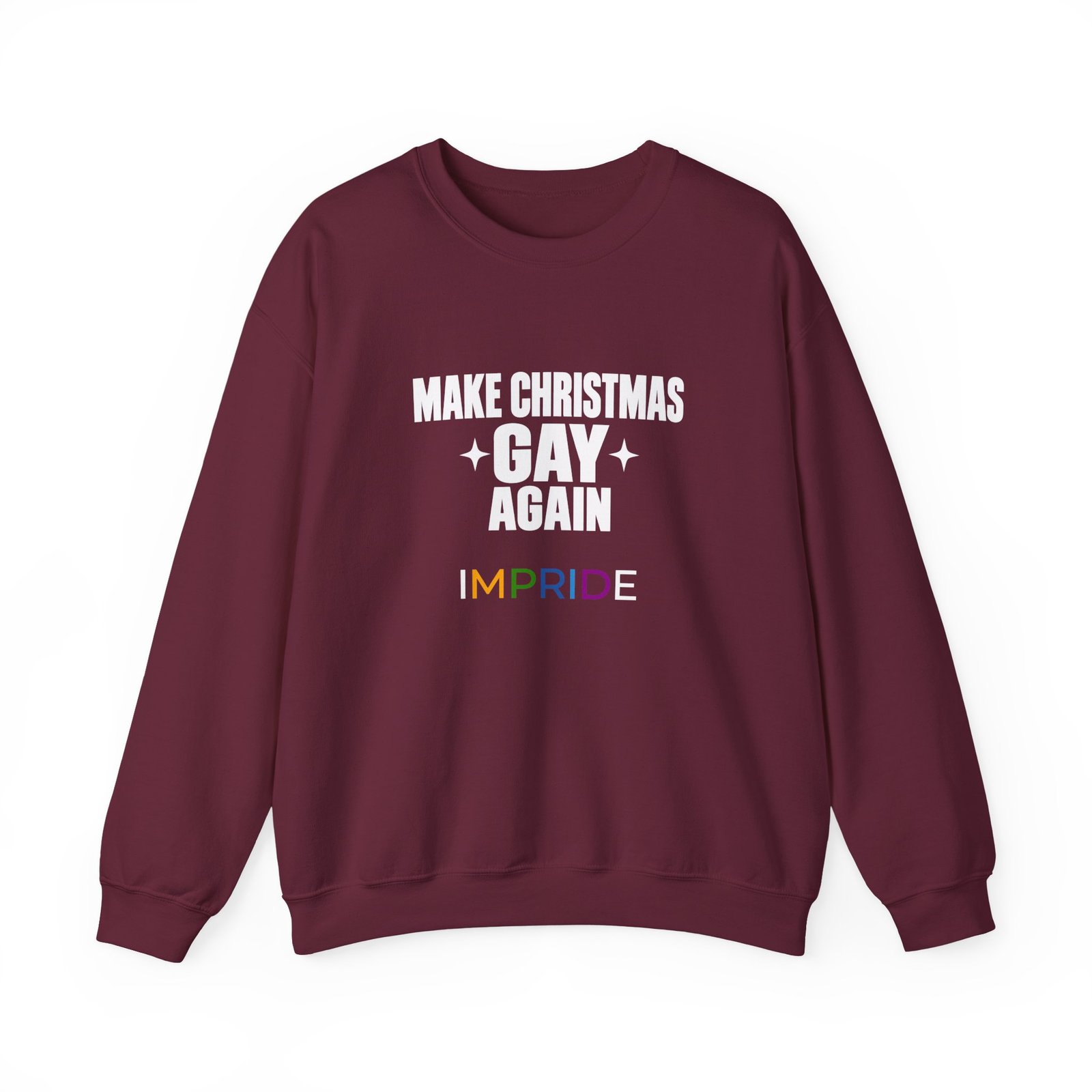 Make Christmas Gay Again — IMPRIDE Holiday Crewneck Sweatshirt - Image 5