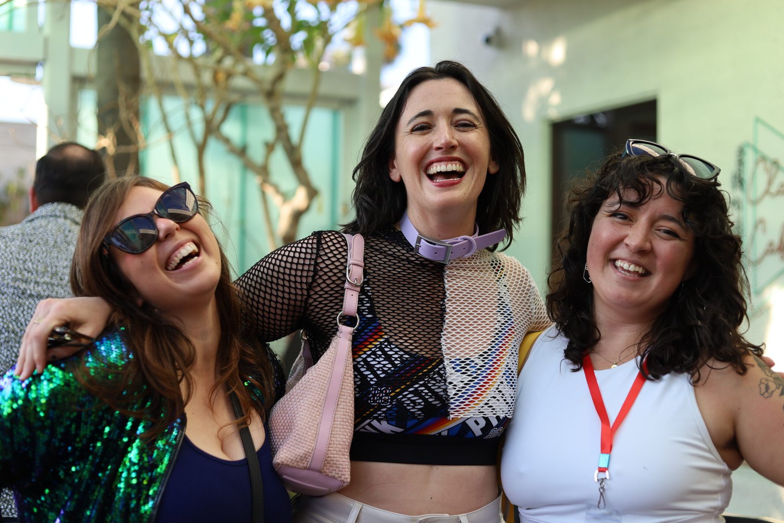 Festival guests sharing an IMPRIDE moment