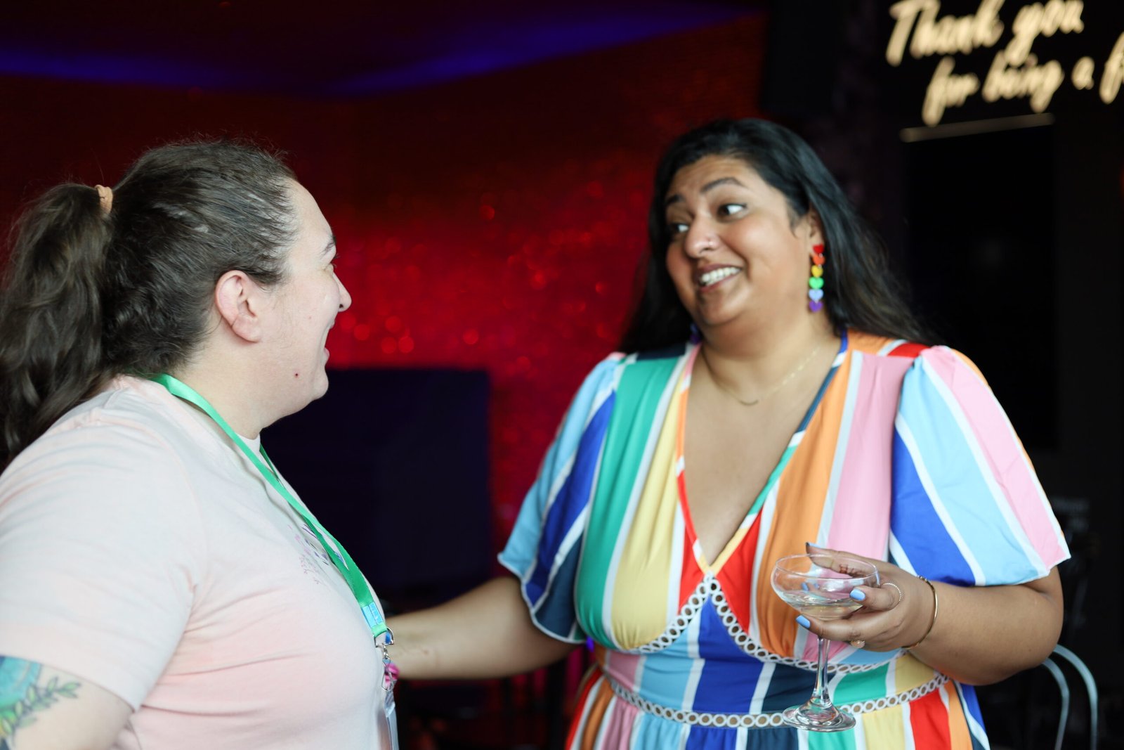 Festival guests sharing an IMPRIDE moment