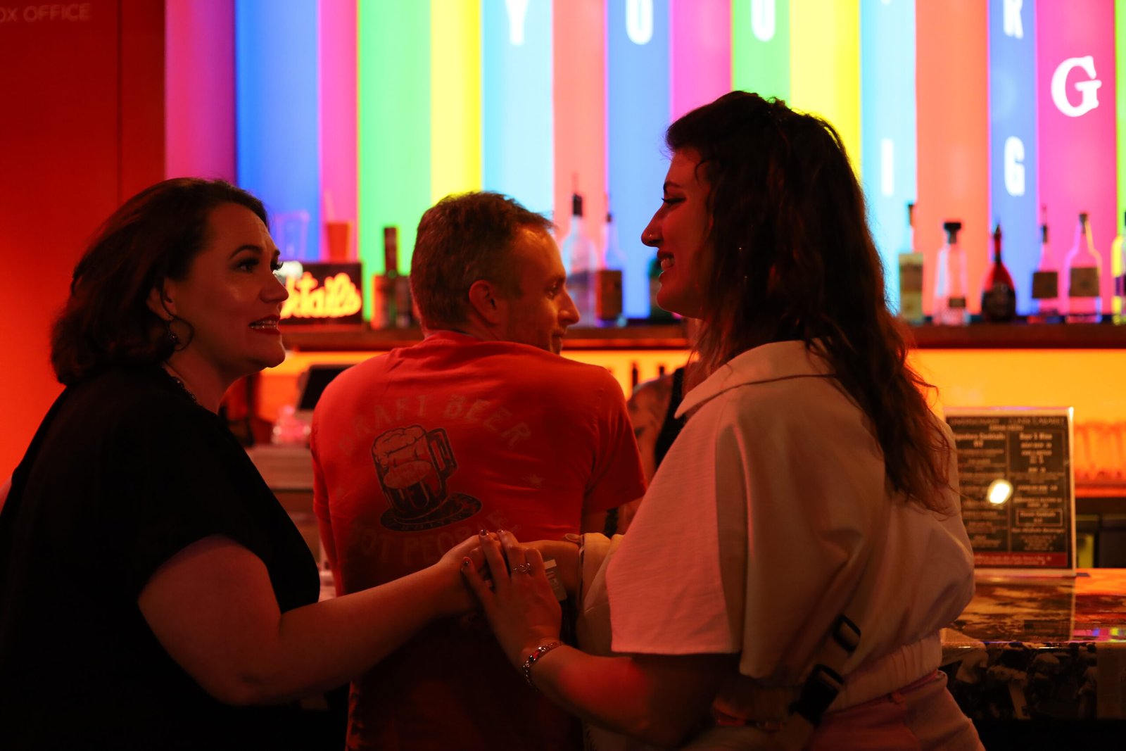 Festival guests sharing an IMPRIDE moment
