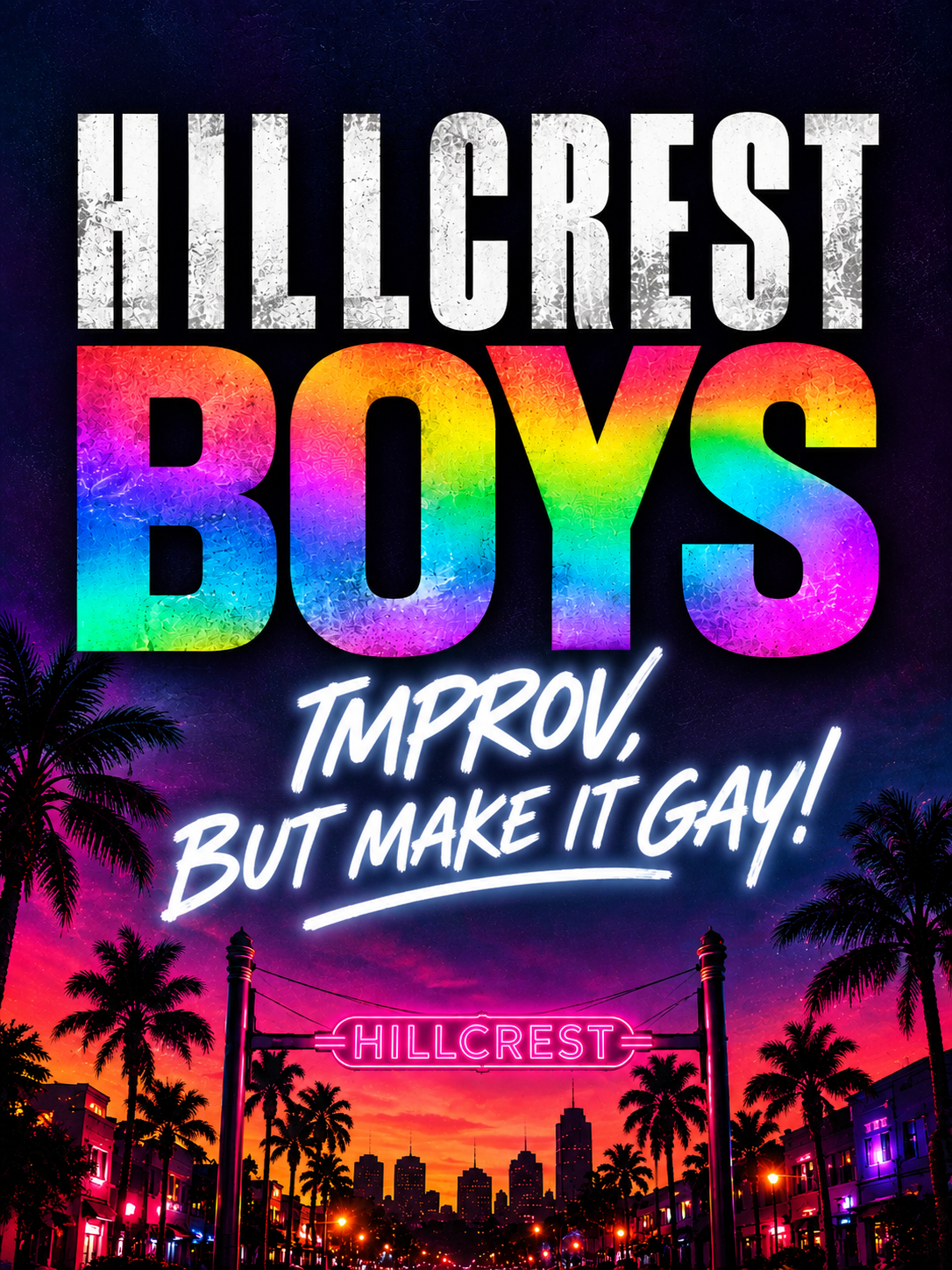 Hillcrest Boys — Improv, but make it gay!